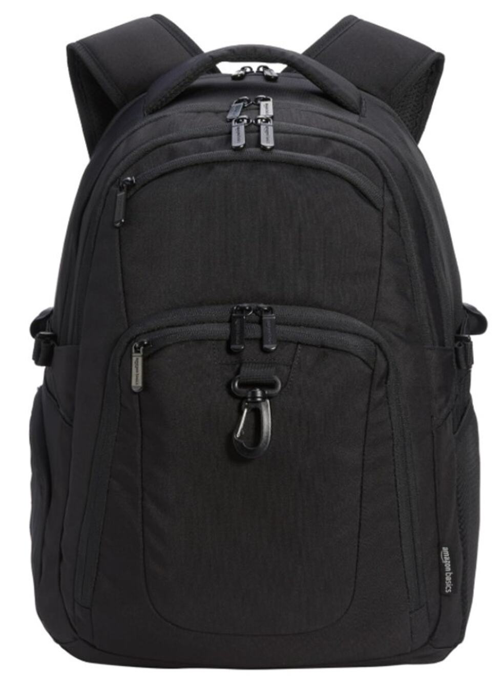 Amazon Basics 17 Inch Travel Laptop Backpack Black